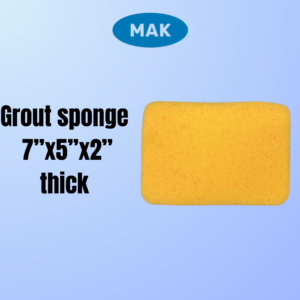 Grout sponge 7”x5”x2” thick