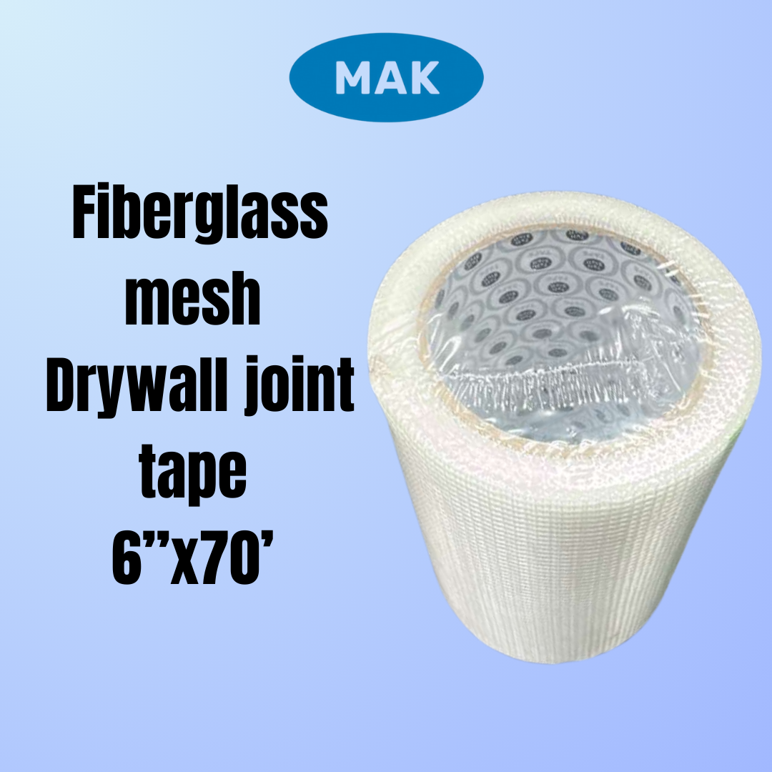 Fiberglass mesh Drywall joint tape 6”x70’