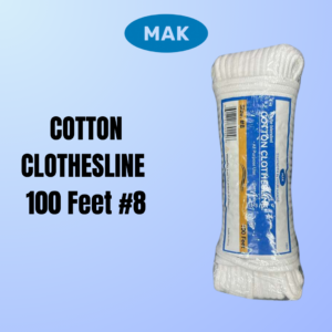 COTTON CLOTHESLINE  100 Feet #8